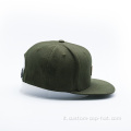 Cappello a snapback a 6 pannelli in pelle